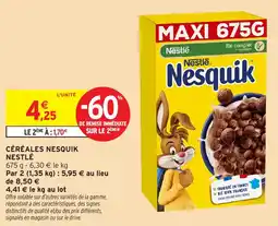 Intermarché Hyper Nestlé Nesquik offre