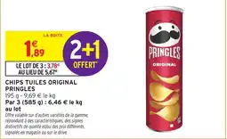 Intermarché Hyper PRINGLES CHIPS TUILES ORIGINAL offre