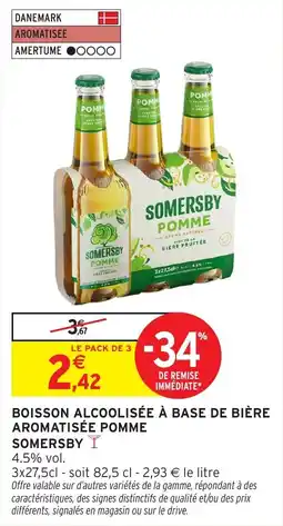 Intermarché Hyper SOMERSBY POMME offre