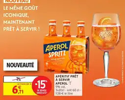 Intermarché Hyper APEROL SPRITZ offre