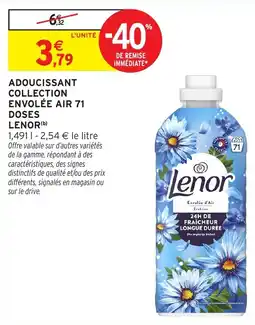 Intermarché Hyper Lenor Adoucissant Collection Envolée Air offre