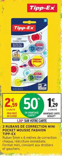 Intermarché Hyper Tipp-Ex Ruban de correction offre