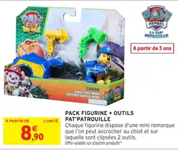 Intermarché Hyper PAT'PATROUILLE CHASE DINO TOOL PACK offre