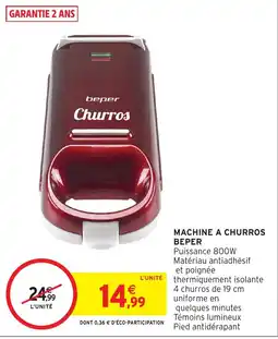 Intermarché Hyper BEPER Churros offre
