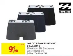 Intermarché Hyper BILLABONG Boxers homme offre