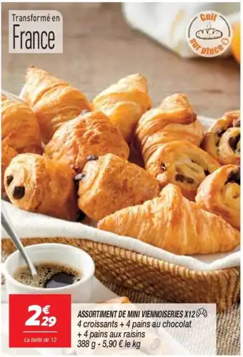 Netto ASSORTIMENT DE MINI VIENNOISERIES offre