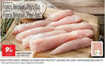 AIGUILLETTES DE POULET