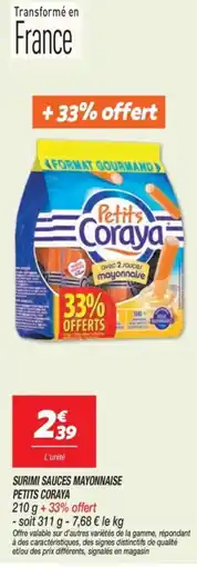 Netto Petits Coraya offre