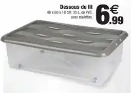 Bazarland Dessous de lit offre