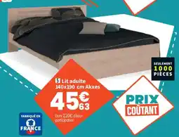 Conforama Akxes Lit adulte offre