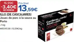 Costco illo Joues de porc offre