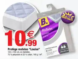 Bazarland B* Protege matelas "Louise" offre