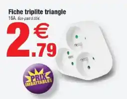 Bazarland Fiche triplite triangle offre