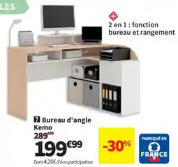 Conforama Kemo Bureau d'angle offre