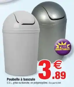Bazarland Poubelle à bascule offre