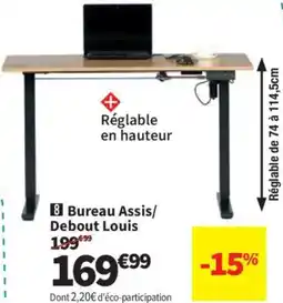 Conforama Bureau Assis/Debout Louis offre