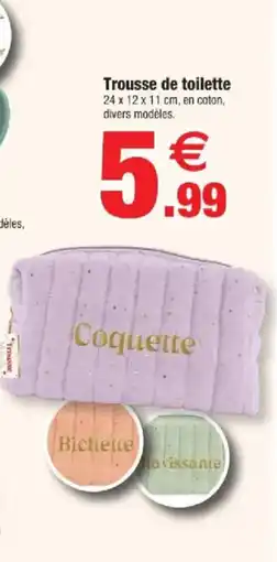 Bazarland Coquette Trousse de toilette offre