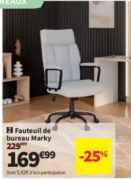 Conforama Marky Fauteuil de bureau offre