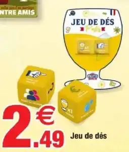 Bazarland Pastis Jeu de dés offre