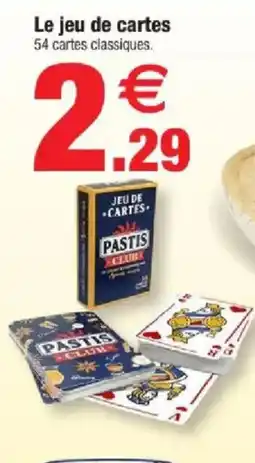 Bazarland PASTIS CLUB Jeu de cartes offre