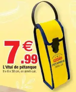 Bazarland PASTIS PÉTANQUE L'étui de pétanque offre