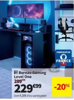 Conforama Level One Bureau Gaming offre