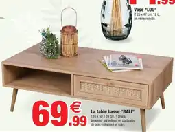 Bazarland Bali table basse offre