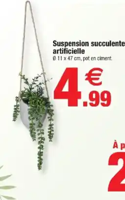Bazarland Suspension succulente artificielle offre