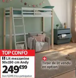 Conforama Andy Lit mezzanine offre