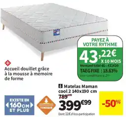 Conforama Matelas Maman cool 2 offre