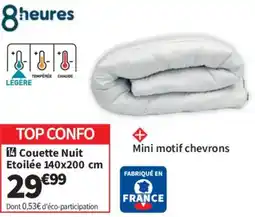Conforama 8heures Couette Nuit Etoilée offre