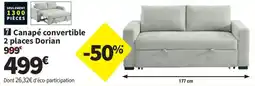 Conforama Canapé convertible 2 places offre