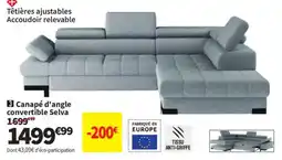 Conforama Selva Canapé d'angle convertible offre