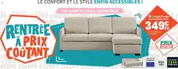Conforama Cérin Canapé d'angle convertible offre
