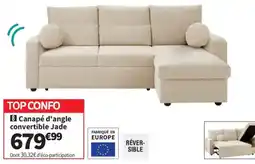 Conforama Jade Canapé d'angle convertible offre