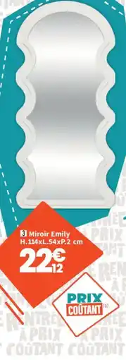 Conforama Miroir Emily offre