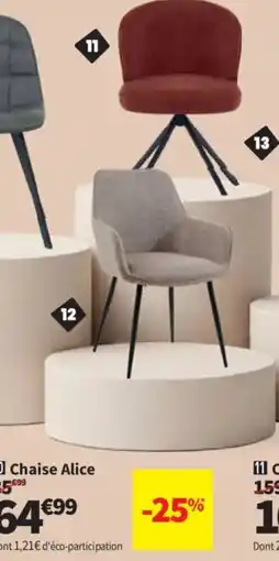 Conforama Chaise Alice offre