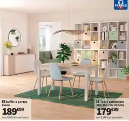 Conforama Ewen Buffet 4 portes offre