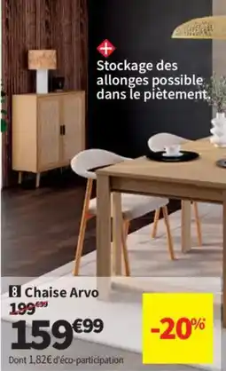 Conforama Chaise Arvo offre