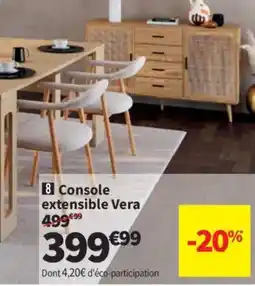 Conforama Vera Console extensible offre
