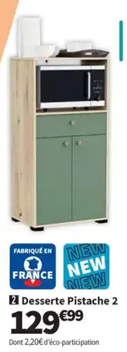 Conforama Desserte Pistache 2 offre
