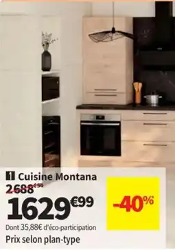 Conforama Cuisine Montana offre