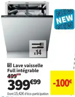 Conforama Lave vaisselle Full intégrable offre