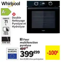 Conforama Whirlpool Four multifonction pyrolyse offre