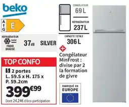 Conforama Beko réfrigérateur offre