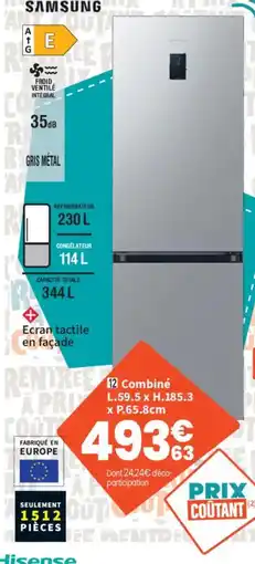 Conforama SAMSUNG Réfrigérateur combiné offre