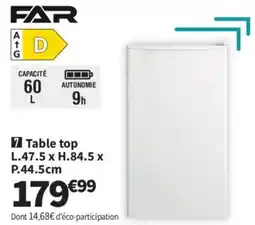 Conforama FAR Table top offre