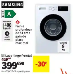 Conforama SAMSUNG Lave-linge frontal offre