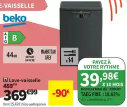 Conforama Beko lave-vaisselle offre