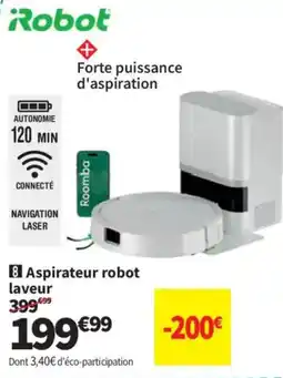 Conforama iRobot Aspirateur robot laveur offre